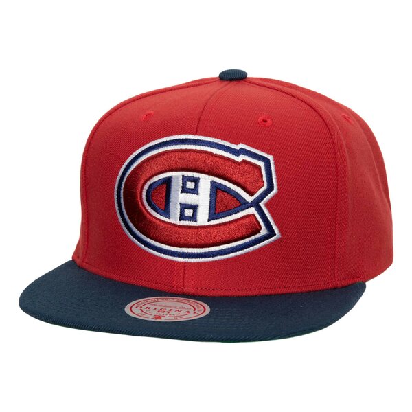 ミッチェル＆ネス ミッチェル&ネス メンズ 帽子 アクセサリー Montreal Canadiens Mitchell & Ness Core Team Ground 2.0 Snapback Hat Red