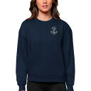 アンティグア レディース パーカー・スウェットシャツ アウター Navy Midshipmen Antigua Women's Logo Victory Crewneck Pullover Sweatshirt Navy