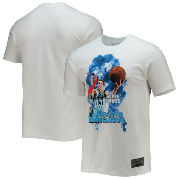 楽天astyミッチェル&ネス メンズ Tシャツ トップス Dirk Nowitzki Dallas Mavericks Mitchell & Ness x Sports Illustrated Player TShirt White