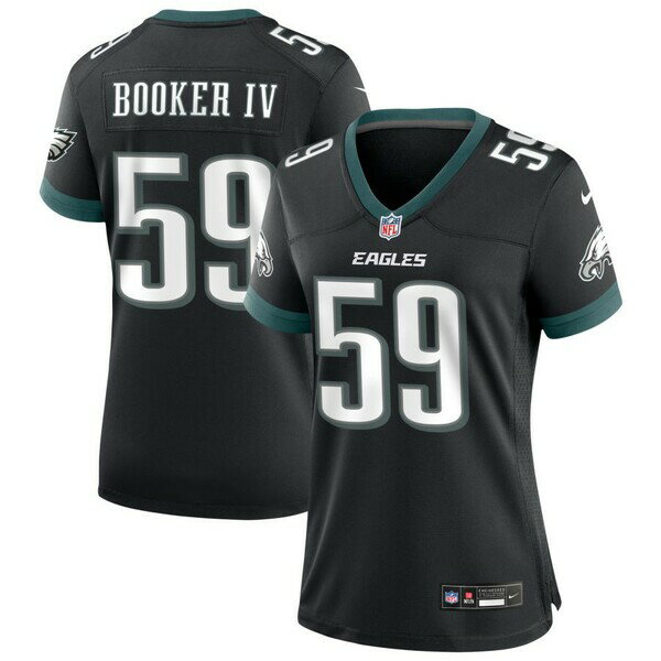 iCL fB[X jtH[ gbvX Philadelphia Eagles Nike Women's Alternate Custom Game Jersey Black