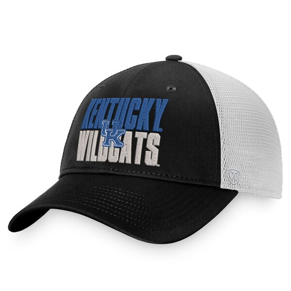 マジェスティック メンズ 帽子 アクセサリー Kentucky Wildcats Majestic Stockpile Trucker Adjustable Hat Black