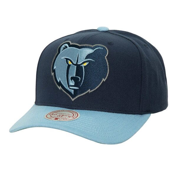 ミッチェル&ネス メンズ 帽子 アクセサリー Memphis Grizzlies Mitchell & Ness Soul XL Logo Pro Crown Snapback Hat Navy/Light Blue