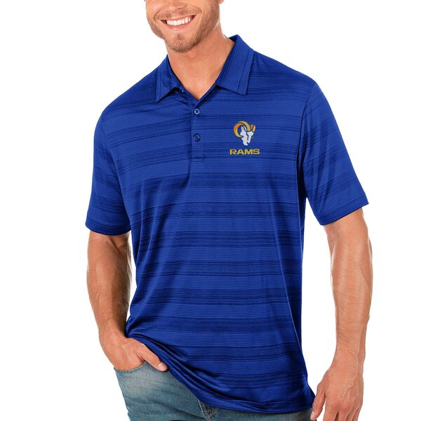 AeBOA Y |Vc gbvX Los Angeles Rams Antigua Compass Polo Royal