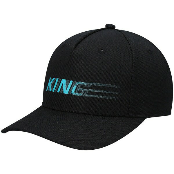 キングアパレル メンズ 帽子 アクセサリー King Apparel Tennyson Curved Peak Snapback Hat Black