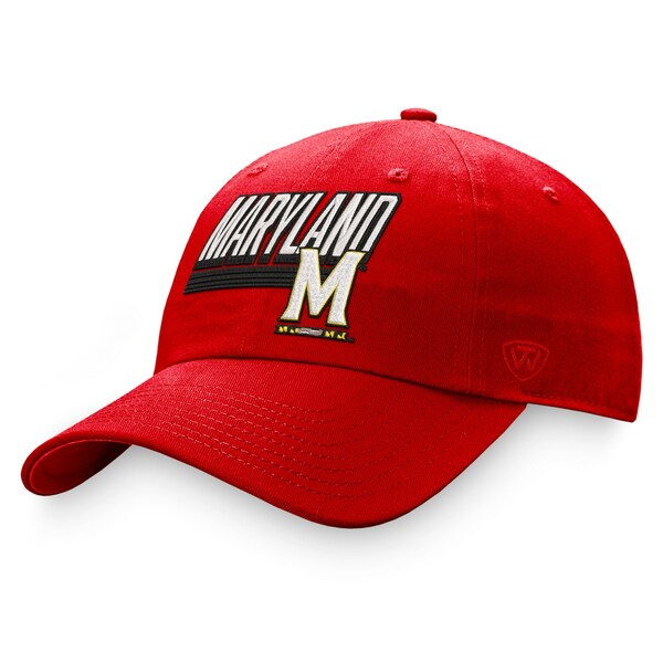 ȥåס֡  ˹ ꡼ Maryland Terrapins Top of the World Slice Adjustable Hat Red