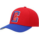 ミッチェル＆ネス ミッチェル&ネス メンズ 帽子 アクセサリー LA Clippers Mitchell & Ness MVP Team TwoTone 2.0 StretchSnapback Hat Red/Royal