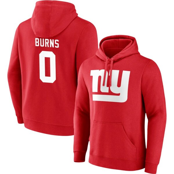 եʥƥ  ѡåȥ  New York Giants Fanatics Branded Team Authentic Logo Personalized Name &Number Pullover Hoodie Red