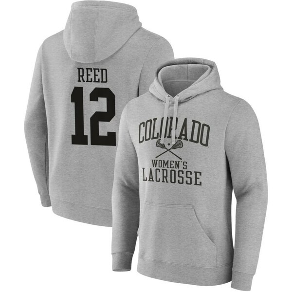 ファナティクス メンズ パーカー・スウェットシャツ アウター Colorado Buffaloes Fanatics Branded Women's Lacrosse PickA Player NIL Gameday Tradition Pullover Hoodie Gray