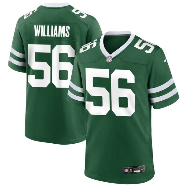 ナイキ メンズ ユニフォーム トップス New York Jets Nike Custom Game Jersey Legacy Green