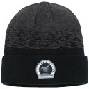 楽天astyトップ・オブ・ザ・ワールド メンズ 帽子 アクセサリー Alabama State Hornets Top of the World Frostbite Cuffed Knit Hat Heather Black