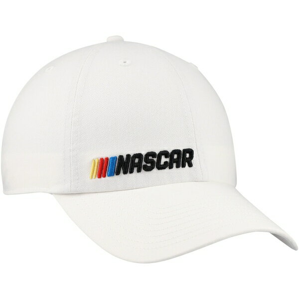 フォーティーセブン メンズ 帽子 アクセサリー NASCAR '47 Low Down Script Clean Up Adjustable Hat White