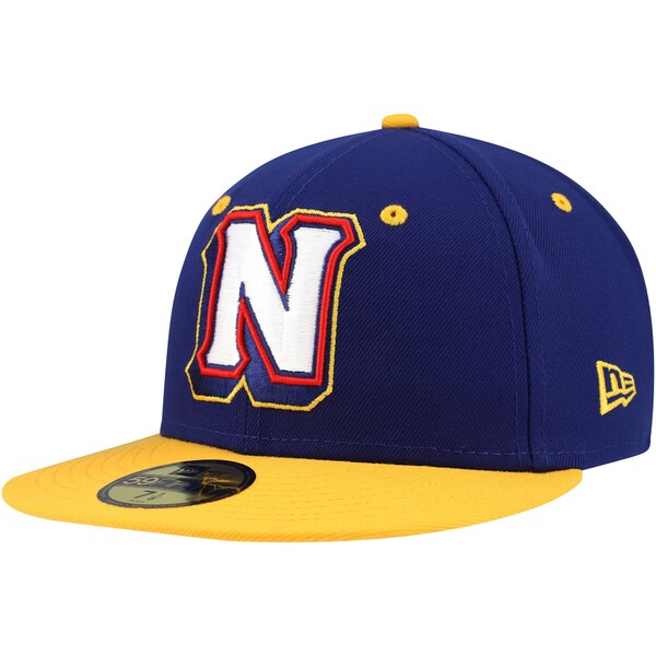 ニューエラ メンズ 帽子 アクセサリー Northwest Arkansas Naturals New Era Authentic Collection 59FIFTY Fitted Hat Royal/Yellow