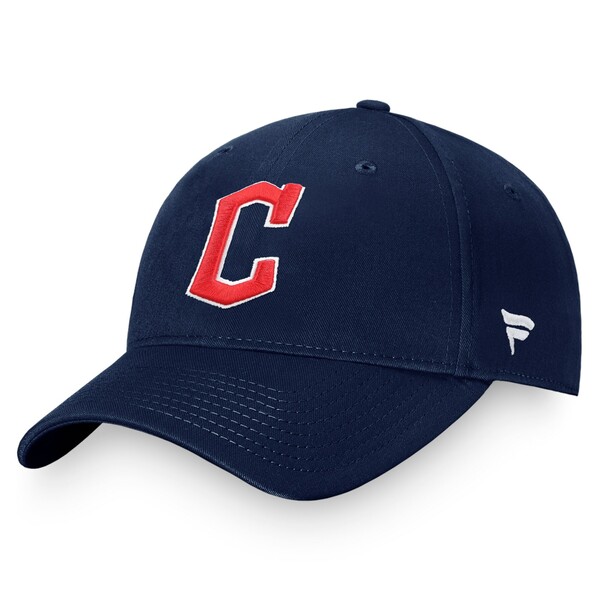 ファナティクス メンズ 帽子 アクセサリー Cleveland Guardians Fanatics Branded Core Adjustable Hat Navy