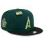 ニューエラ メンズ 帽子 アクセサリー Los Angeles Angels New Era Sour Apple Big League Chew Flavor Pack 9FIFTY Snapback Hat Green/ Black