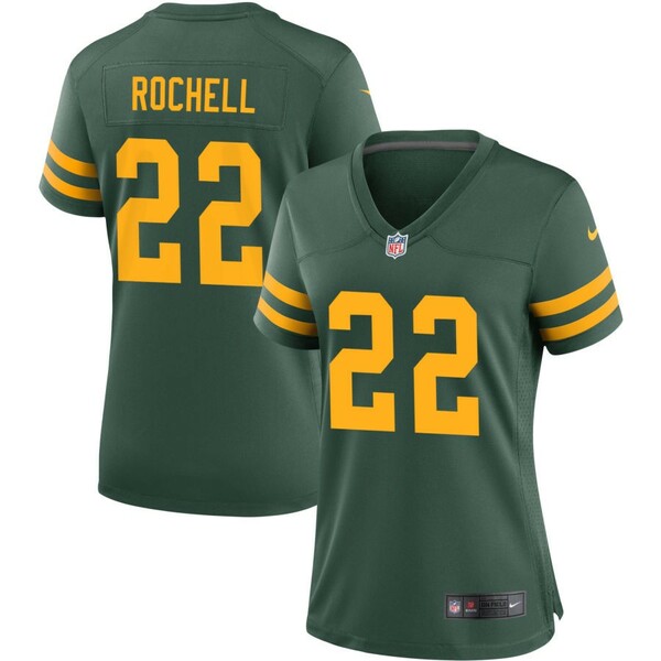 ナイキ レディース ユニフォーム トップス Green Bay Packers Nike Women's Alternate Custom Jersey Green