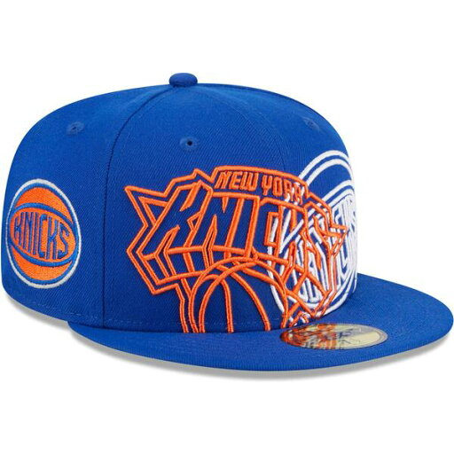 ニューエラ メンズ 帽子 アクセサリー New York Knicks New Era Game Day Hollow Logo Mashup 59FIFTY Fitted Hat Blue ニューエラ メンズ 帽子 アクセサリー New York Knicks New Era Game Day Hollow Logo Mashup 59FIFTY Fitted Hat Blue