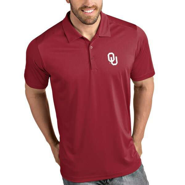 AeBOA Y |Vc gbvX Oklahoma Sooners Antigua Tribute Polo Crimson