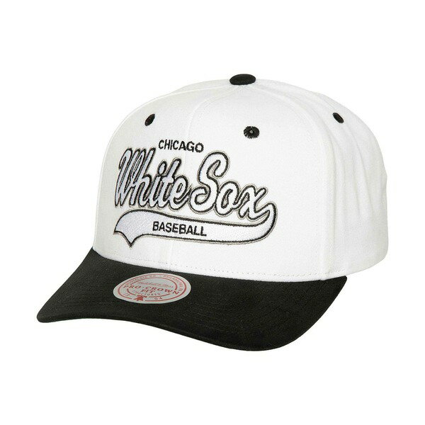 ミッチェル＆ネス ミッチェル&ネス メンズ 帽子 アクセサリー Chicago White Sox Mitchell & Ness Cooperstown Collection Tail Sweep Pro Snapback Hat White