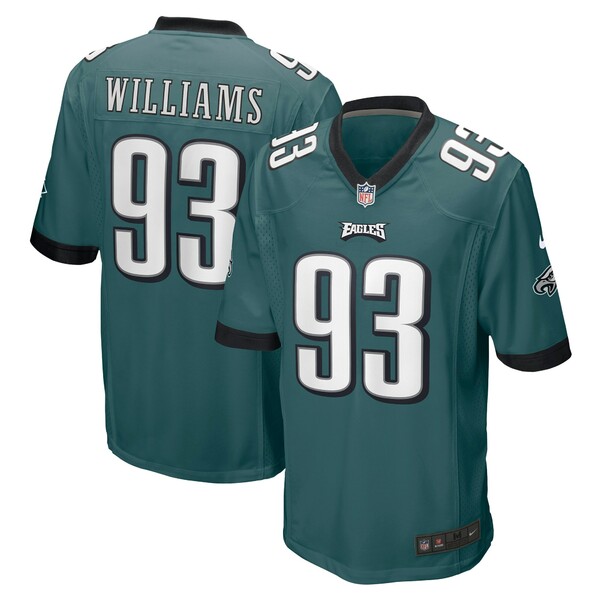 ナイキ メンズ ユニフォーム トップス Milton Williams Philadelphia Eagles Nike Game Jersey Midnight Green