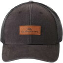 クイックシルバー メンズ 帽子 アクセサリー Quiksilver Down The Hatch Cap Black(4)