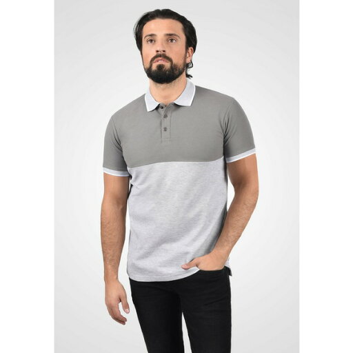 ソリッド メンズ Tシャツ トップス SDCORBIN - Polo shirt - mid grey ソリッド メンズ Tシャツ トップス SDCORBIN - Polo shirt - mid grey