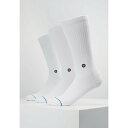 スタンス レディース 靴下 アンダーウェア ICON UNISEX 3 PACK - Socks - white