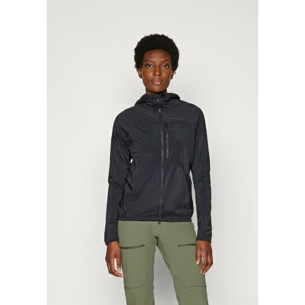 ピークパフォーマンス レディース ジャケット&ブルゾン アウター VISLIGHT WIND JACKET - Windbreaker - black