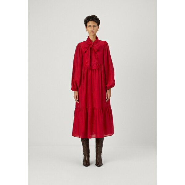 シスタージュン レディース ワンピース トップス DEBUT BOW MIDI DRESS - Cocktail dress / Party dress - red