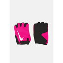 ナイキ レディース 手袋 アクセサリー GYM ESSENTIAL 2.0 - Fingerless gloves - vivid pink/black/white