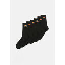 エレッセ レディース 靴下 アンダーウェア TAMUNO 6 PACK UNISEX - Socks - black