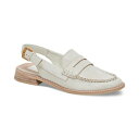 h`FB[^ fB[X T_ V[Y Women's Hardi Tailored Slingback Loafers Ivory Crinkle