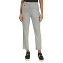 カールラガーフェルド レディース カジュアルパンツ ボトムス Women's Glen Plaid Cropped Pants Black/ Soft White