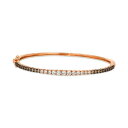 @ fB[X uXbgEoOEANbg ANZT[ Ombr&eacute;&reg; Chocolate Ombr&eacute; Diamond Bangle Bracelet (1-1/3 ct. t.w.) in 14k Gold (Also Available in Rose Gold and White Gold) Rose Gold