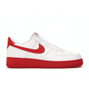 Nike ナイキ メンズ スニーカー エアフォース 【Nike Air Force 1 Low】 サイズ US_9(27.0cm) White Red Midsole