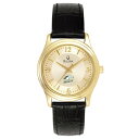 uo fB[X rv ANZT[ SUNY Delhi Broncos Bulova Women's Stainless Steel Watch with Leather Band Gold