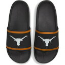 iCL Y T_ V[Y Texas Longhorns Nike Off Court Wordmark Slide Sandals