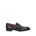 【送料無料】 サントーニ メンズ スリッポン・ローファー シューズ Loafers Black