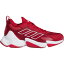 アディダス メンズ フィットネス スポーツ adidas Men's Impact FLX 2.0 Football Training Shoes Solar Red/White/Red