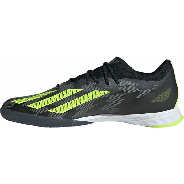 アディダス レディース サッカー スポーツ adidas X Crazyfast Injection.1 Indoor Soccer Shoes Black/Yellow 3