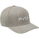 ルーカ メンズ 帽子 アクセサリー RVCA Men's RVCA Flex Fit Hat Heather Grey