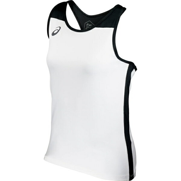 アシックス レディース シャツ トップス ASICS Women's Court Speed Tennis Tank Top Team White/Team Black