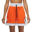 ジョーダン レディース カジュアルパンツ ボトムス Jordan Women's Diamond Shorts Brilliant Orange