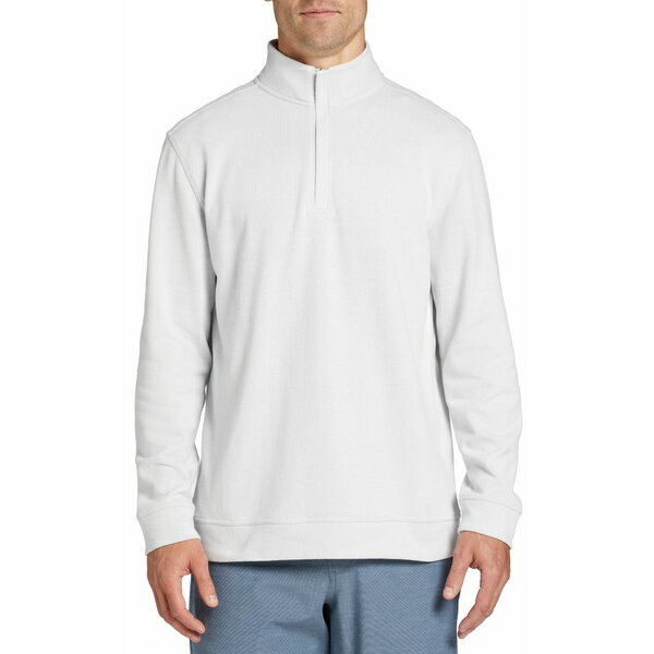 ウォルター・ヘーゲン メンズ シャツ トップス Walter Hagen Men's Performance 11 Midweight 1/4 Zip Golf Pullover Light Grey Heather