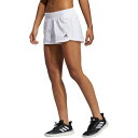 AfB_X fB[X JWApc {gX adidas Women's 3-Stripes Pacer Woven Shorts White/White