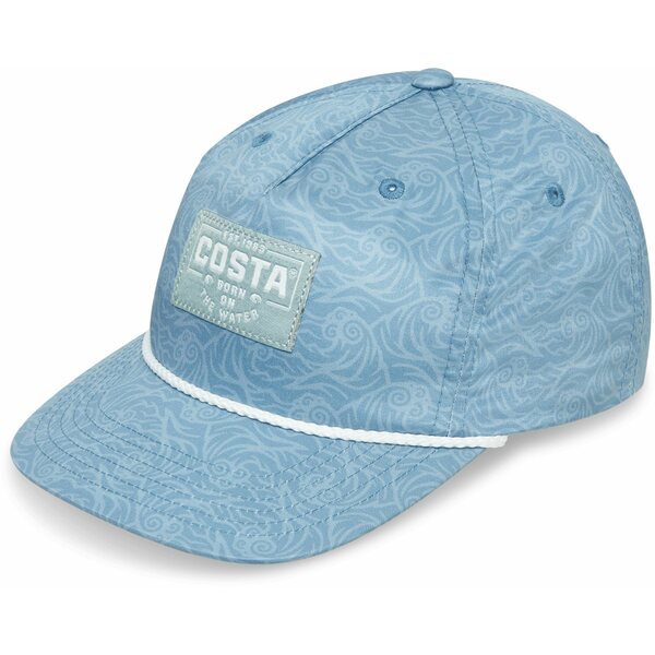 コスタデルマール メンズ 帽子 アクセサリー Costa Del Mar Men's Printed Unstructured Hat Heron Blue