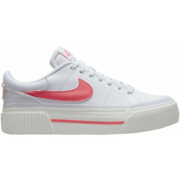 ナイキ レディース スニーカー シューズ Nike Women 039 s Court Legacy Lift Shoes White/Coral