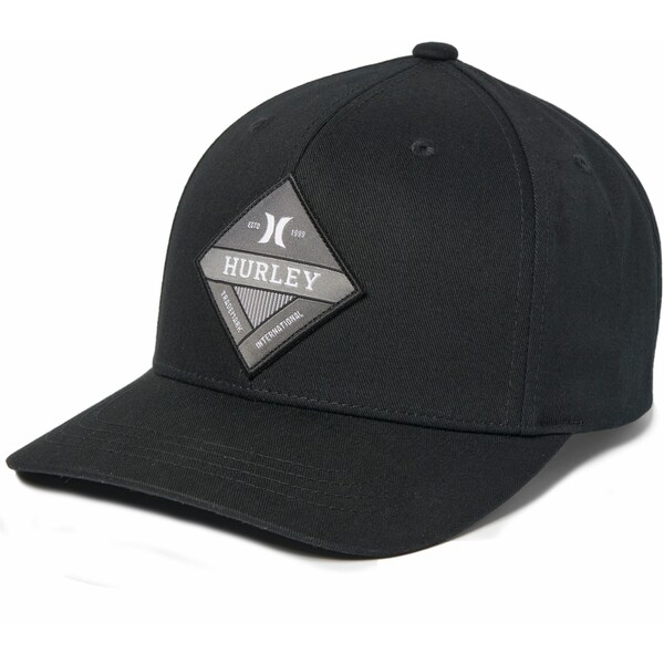 ハーレー メンズ 帽子 アクセサリー Hurley Men 039 s Triad Hat Black