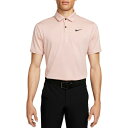 ナイキ メンズ シャツ トップス Nike Men 039 s Dri-FIT Tour Solid Golf Polo Pink Oxford