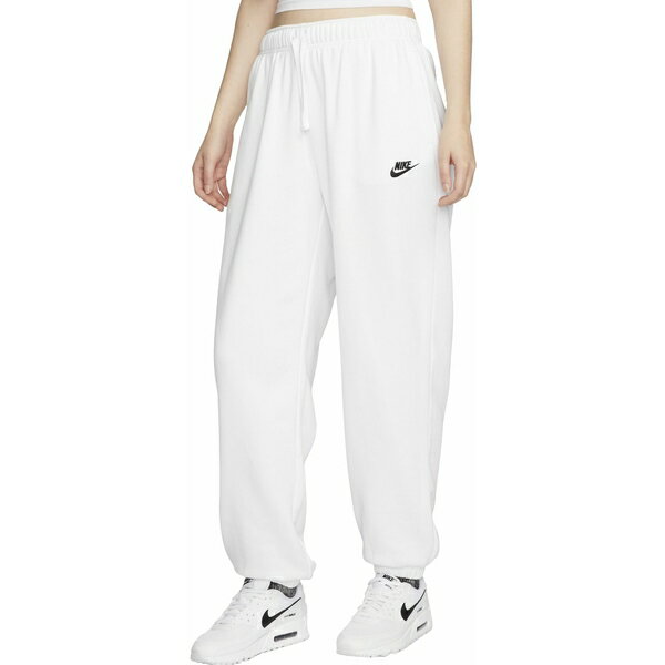 ナイキ レディース カジュアルパンツ ボトムス Nike Sportswear Women's Club Fleece Mid-Rise Oversized Sweatpants White