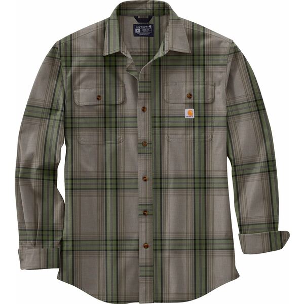 J[n[g Y Vc gbvX Carhartt Men's Heavyweight Flannel Chive